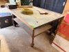 60" X 36" HEAVY DUTY FABRICATION TABLE W/ COMPOSITE TOP. - 2