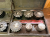 (2) SETS OF JACOBS RUBBER-FLEX LATHE COLLETS WITH ASSORTED COLLET SIZES AND METAL STORAGE CASES. - 2