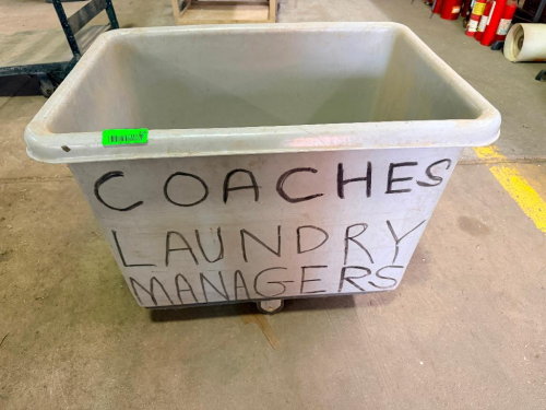 SMALL PLASTIC HOPPER CART