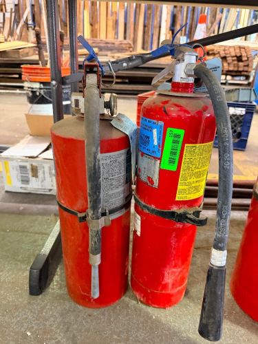 (2) DRY CHEMICAL FIRE EXTINGUISHER