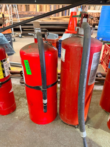(2) DRY CHEMICAL FIRE EXTINGUISHER