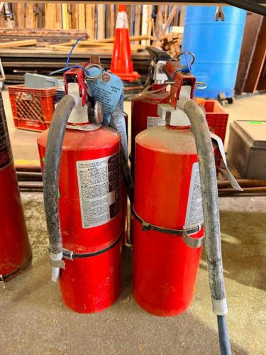 (2) DRY CHEMICAL FIRE EXTINGUISHER