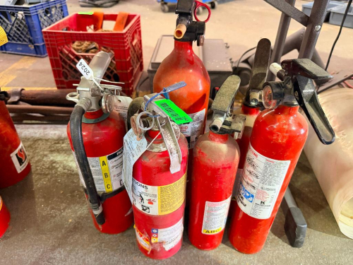 (6) SMALLER DRY CHEMICAL FIRE EXTINGUISHER
