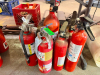 (6) SMALLER DRY CHEMICAL FIRE EXTINGUISHER