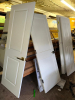 (1) LOT OF ASSORTED NEW INTERIOR DOORS AND CLOSET DOOR. APPROX (8) - 3