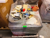 (3) PALLETS OF ASSORTED HARDWARE AND FASTENERS W/ PLASTIC ORGANIZER BINS. - 2