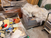 (3) PALLETS OF ASSORTED HARDWARE AND FASTENERS W/ PLASTIC ORGANIZER BINS. - 3