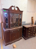 (2) PIECE DINING ROOM BUFFET AND CABINET SET. - 2