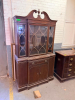 (2) PIECE DINING ROOM BUFFET AND CABINET SET. - 3