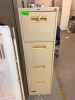 FOUR DRAWER METAL FILE CABINET