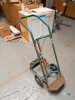 HEAVY DUTY TWO WHEEL PROPANE TANK HAND TRUCK ( GREEN )