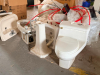 (1) LARGE LOT OF ASSORTED BATHROOM FIXTURES, SINKS, AND PEDESTALS. - 6