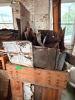 (2) GAYLORDS OF ASSORTED ANTIQUE PRESSED TIN CEILING PANELS, DECORATIVE METAL TRIM, CORNICE SECTIONS AND ARCHITECTURAL METAL COMPONENTS. INCLUDES ASSORTED PATTERNS, SIZES AND PROFILES. - 2