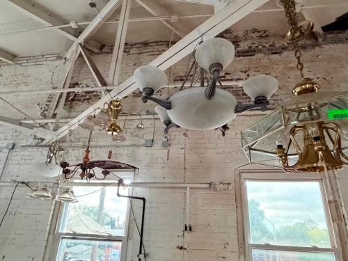 (12) ASSORTED LIGHT FIXTURES.