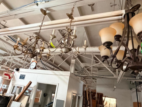 (3) ASSORTED LIGHT FIXTURES.