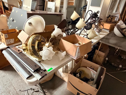(6) ASSORTED LIGHT FIXTURES.