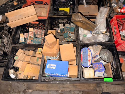 (1) PALLET OF ASSORTED HARDWARE AND FASTENERS .