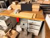 (3) 60" METAL DESKS - 3