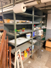 (2) 60" X 24" EIGHT TIER METAL PARTS SHELVES.