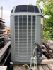 COMMERCIAL AIR-COOLED HVAC CONDENSING UNIT / HEAT PUMP WITH TOP-DISCHARGE FAN, LOUVERED COIL PROTECTION, REFRIGERANT SERVICE CONNECTIONS, AND ELECTRICAL DISCONNECT. - 2