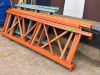 (5) ASSORTED PALLET RACKING UP RIGHTS.