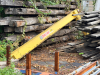 ABELL-HOWE 1/2-TON JIB CRANE BOOM ASSEMBLY WITH STRUCTURAL STEEL I-BEAM CONSTRUCTION AND END MOUNTING ASSEMBLY. - 2