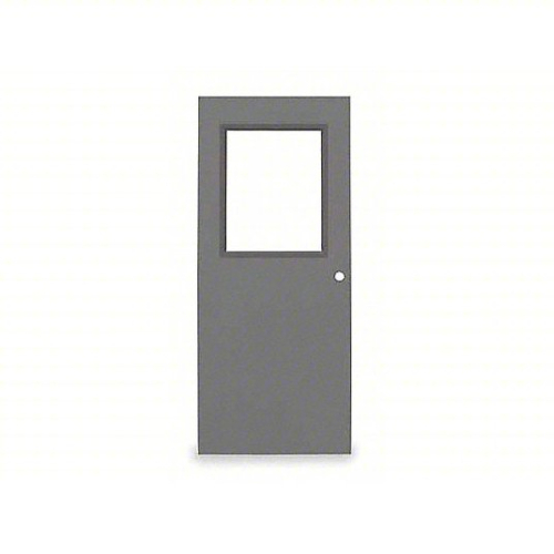 (1) HALF GLASS STEEL DOOR