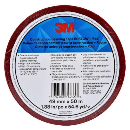 (1) CASE OF (24) ROLLS OF CONSTRUCTION SEAMING TAPE