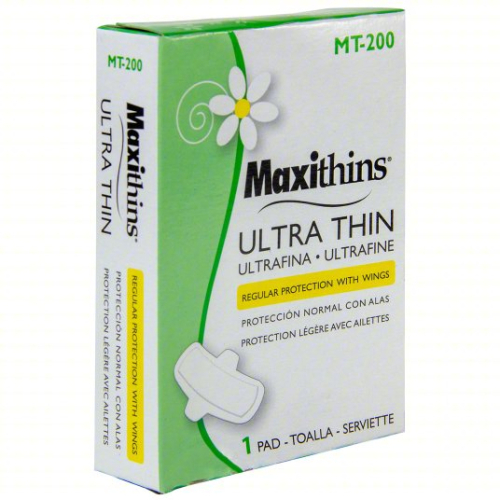 (1) BOX OF (200) SANITARY NAPKINS WITH WINGS