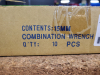 (1) CASE OF (10) COMBINATION WRENCH - 3