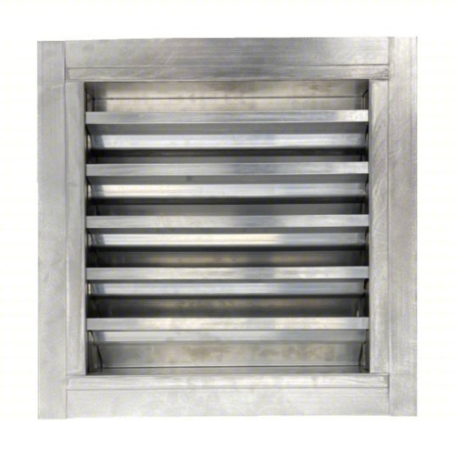 (1) INTAKE LOUVER, FLANGED