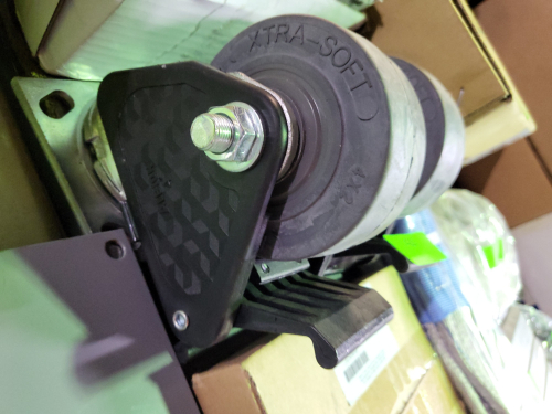 (2) WHEELS AND CASTERS, LOCKING WHEELS
