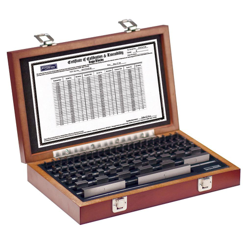(1) 81 PC STEEL GAGE BLOCK SET