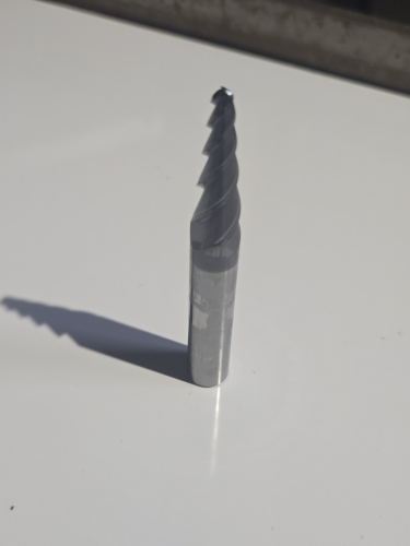(2) 6DEG TAPERED END MILL