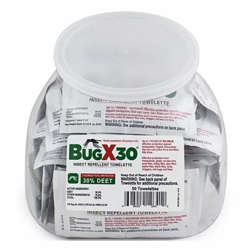 (1) FISHBOWL OF (50) INSECT REPELENT