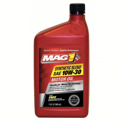 (6) HIGH MILEAGE SYNTHETIC MOTOR OIL
