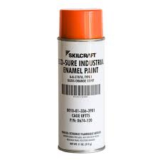 (6) GLOSS ORANGE SPRAY PAINT