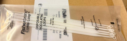 (17) BOXES OF FISHERBRAND DISPOSABLE INOCULATING COMBI LOOPS, WHITE HIPS CONSTRUCTION, FLEXIBLE DUAL-END 1 &micro;L / 10 &micro;L CONFIGURATION.