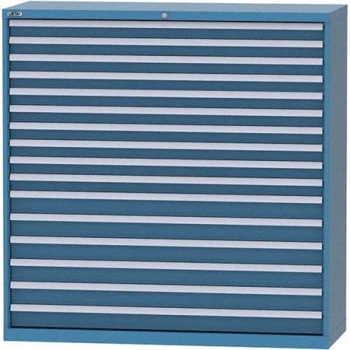 (1) 16-DRAWER STEEL STORAGE CABINET