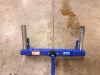 HEAVY-DUTY MANUAL TIRE BEAD BREAKER AND TIRE MOUNTING / DEMOUNTING TOOL SET WITH STEEL SUPPORT FRAME, DUAL UPRIGHT POSTS, LONG LEVER HANDLES, AND BEAD BREAKING ATTACHMENT. - 3
