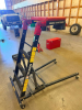 TRAXION ORIGINAL TOPSIDE CREEPER WITH ADJUSTABLE HEIGHT, FOLDABLE STEEL FRAME, PADDED UPPER BODY SUPPORT, THREE NON-SLIP STEPS, AND SWIVEL CASTERS. - 2