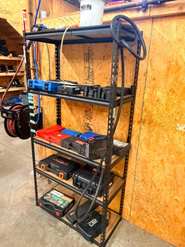 5-TIER HEAVY-DUTY STEEL STORAGE SHELVING UNIT