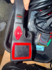 AUTOMOTIVE DIAGNOSTIC AND BATTERY TESTING TOOL PACKAGE INCLUDING TOPDON HANDHELD DIGITAL TESTER AND JD DIAG BT-200 BATTERY TESTER WITH LCD DISPLAYS, CONTROL BUTTONS, DIAGNOSTIC CABLES, BATTERY CLAMPS, CONNECTORS, AND ZIPPERED CARRYING CASE. - 2
