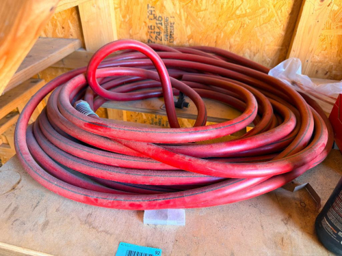 (1) SECTION OF 1" X 100' HYDRAULIC HOSE.