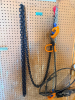 (2) HEAVY DUTY TOW CHAINS W/ HOOKS. - 2
