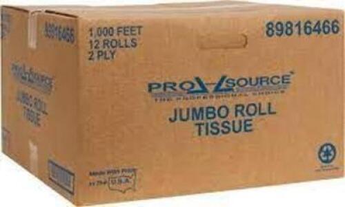 (1) CASE OF (12) JUMBO ROLL TOILET TISSUE