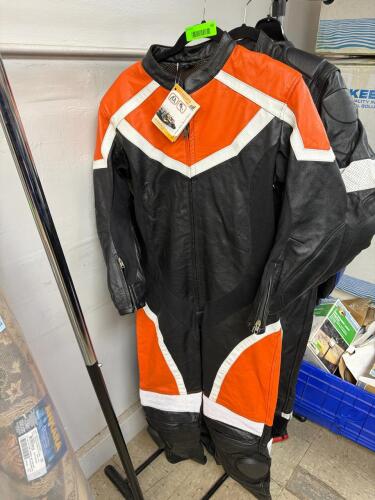 JD IMPORTS LEATHER MOTORCYCLE RACING SUIT