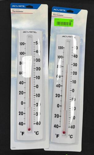 (2) INDOOR / OUTDOOR THERMOMETERS