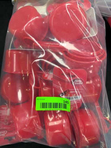 (15) BETTY CROCKER RED MEASURING CUP SETS