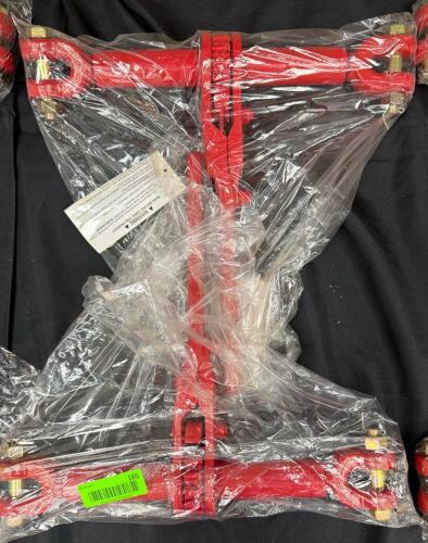 (2) RED STEEL ADJUSTABLE SUPPORT FRAME